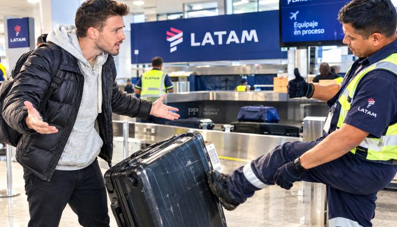 "Si todavía cierra, no te la pago": el insólito argumento de LATAM para no reconocer una valija rota