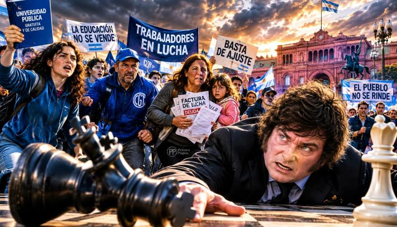 Milei en jaque: universidades, la CGT y familias endeudadas marchan al Congreso