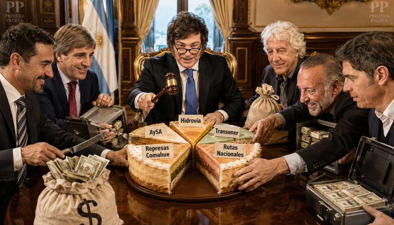 Negocio redondo: Milei remata empresas del Estado y se reparten las cajas