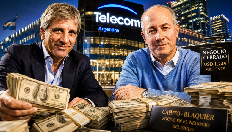 Telecom vendió 6 millones de clientes por USD 450 millones a un grupo controlado por Caputo y Blaquier