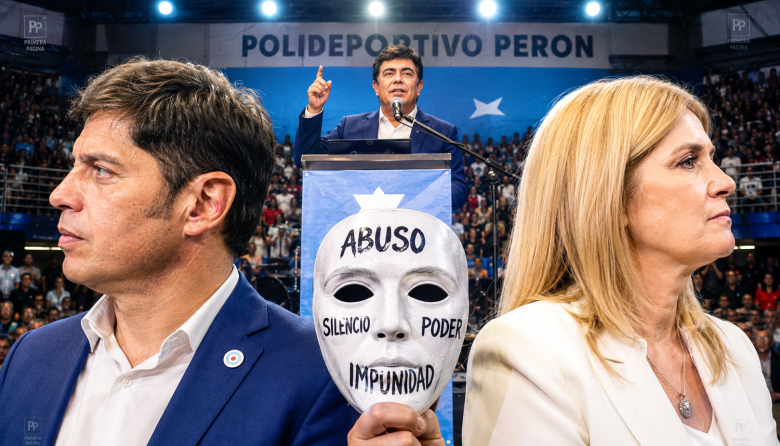 Kicillof se muestra con Espinoza en plena causa por abuso sexual