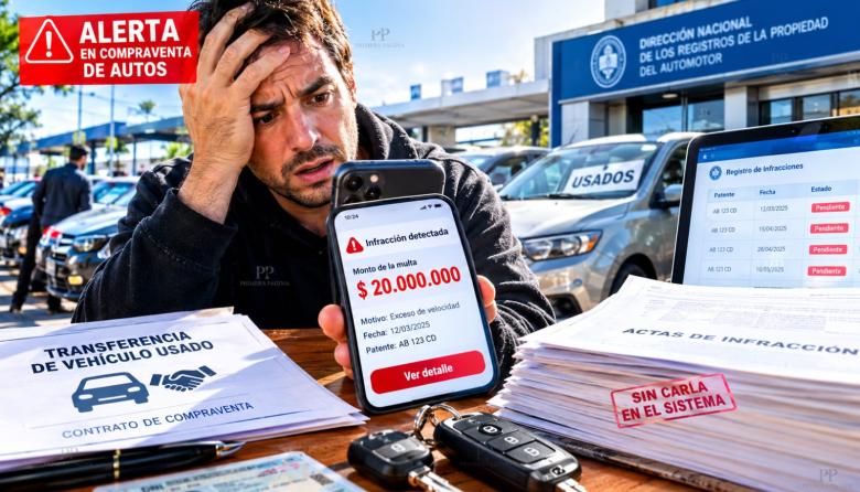 Comprás un auto sin multas y después aparecen deudas de hasta $20 millones