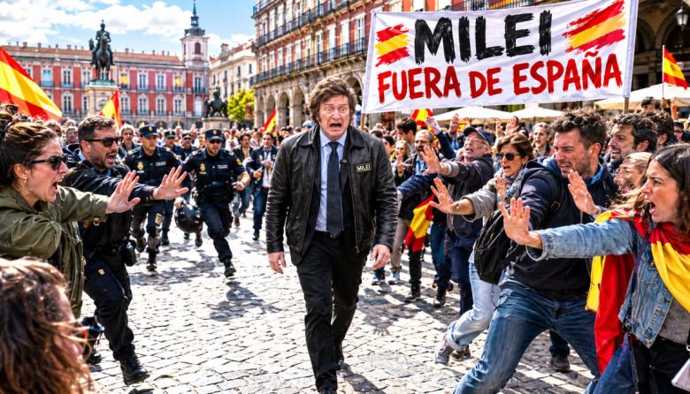 Milei gastó millones para ir a España y se volvió sin inversiones y con el odio de la derecha europea