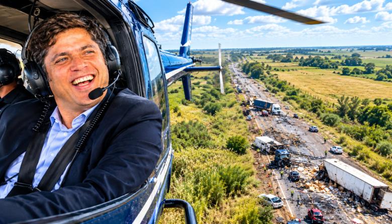 Baches, muertes y excusas: el fracaso de la política vial de Kicillof en provincia de Buenos Aires
