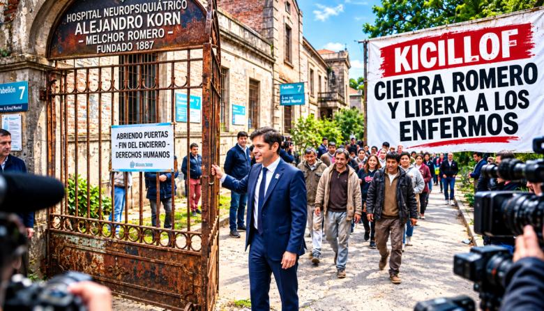 Kicillof cierra el Hospital de Melchor Romero: ¿qué pasará con los pacientes?