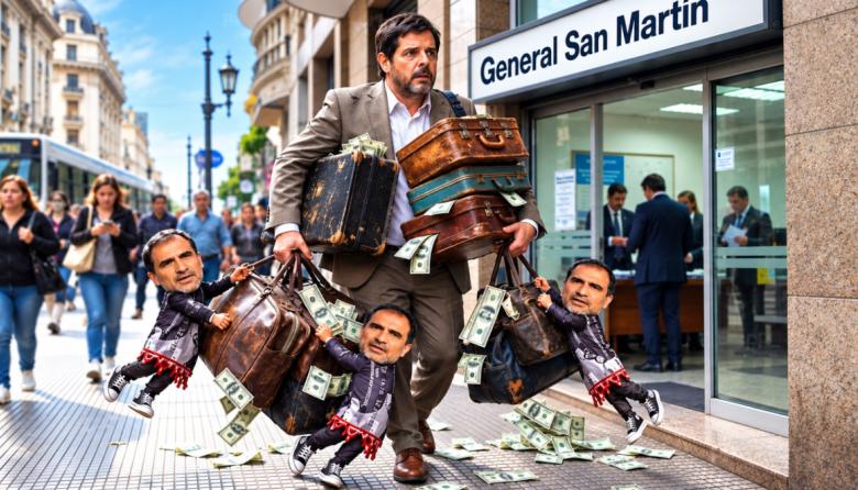 Los "chocolates" de San Martín: Moreira tenía cientos de empleados fantasmas