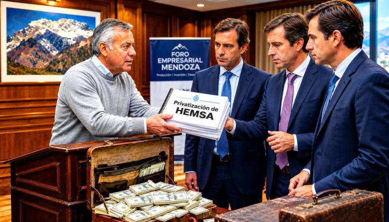 Mendoza: Cornejo privatiza HEMSA y los Neuss se adueñan de Los Nihuiles