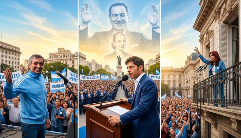 Kicillof, Cristina y Máximo: tres actos y una interna que divide al PJ