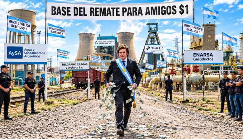 Milei avanza con las privatizaciones: vendió empresas a casi la mitad de precio y ahora va por AySA