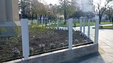 Así está la Plaza Rocha de La Plata, un día antes de su reinauguración