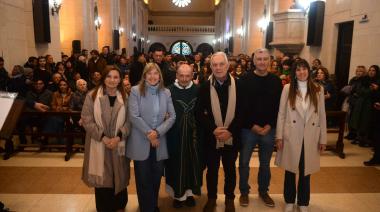 Alak participó de la misa en homenaje a Evita en la histórica Iglesia San Francisco de La Plata