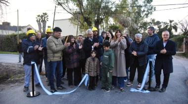 Alak sigue cumpliendo: inauguró obras hidráulicas en City Bell