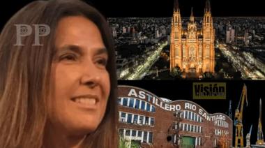 Talerico visitó La Plata y Berisso, pero la rompió en Ensenada, donde está tercera en las encuestas, muy cerca de LLA