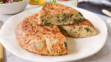 Cómo hacer tortilla de berenjenas fácil y saludable