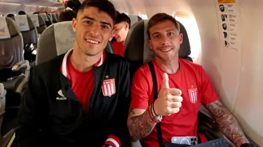 Estudiantes viajó a Río de Janeiro para enfrentar a Flamengo en el Maracaná