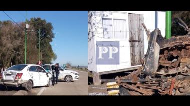 Escándalo en Ensenada: un policía chocó en Punta Lara y le encontraron marihuana en su auto