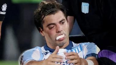 Racing: Santiago Sosa sufrió una fractura por un codazo de Marcos Rojo y deberá ser operado