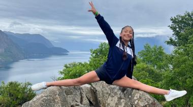 La otra cara del mismo club: joven gimnasta del Lobo terminó entre las diez mejores del país