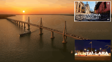 Milei reflota la idea del Puente Punta Lara-Colonia con capitales chinos: ¿Qué dirá Trump?