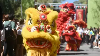 La Plata se viste de gala para el Año Nuevo Chino: El "Caballo de Fuego" llega a Plaza Moreno con un festejo récord