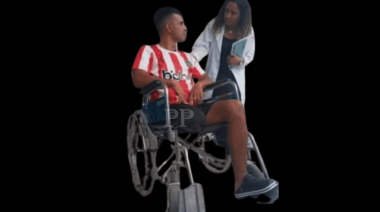 Dieron de alta al pibe pincha: le amputaron una pierna tras ser atacado por una patota | VIDEO