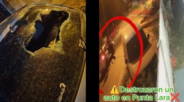 VIDEO | Violencia en Ensenada: dos mujeres destrozaron un auto en Punta Lara