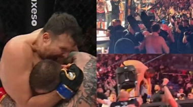 Escándalo en MMA: descalificaron a un luchador por morder la oreja de su rival