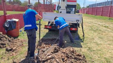 Ensenada | Cambaceres inició la obra de iluminación del estadio y podrá jugar de noche
