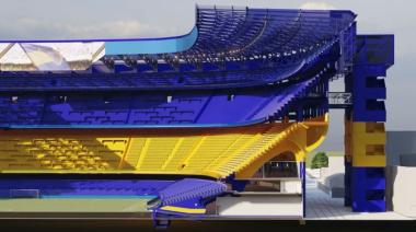 No se queda atrás: el plan de Riquelme para una Bombonera de 80.000 personas y techo 360°