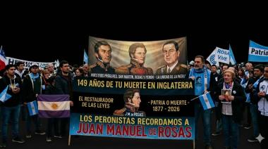 "A 149 años de su muerte en Inglaterra, los peronistas recordamos a Juan Manuel de Rosas"