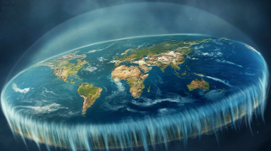 La foto desde la estratósfera que reavivó el debate sobre la Tierra plana