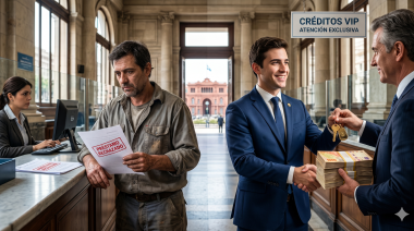 Los créditos VIP son para los amigos de Milei: ATE mandó a 714 trabajadores al Banco Nación y rechazaron a todos