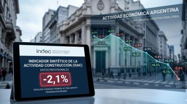 La economía no arranca: la actividad cayó 2,1% en febrero y se profundiza el parate mensual