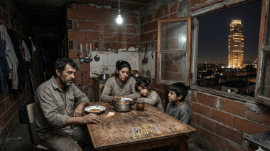 Medio país pobre: la pirámide social argentina se derrumbó con el salvaje ajuste de Milei