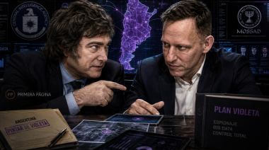 El plan de Milei con Peter Thiel, la CIA y el Mossad para pintar Argentina de violeta a puro espionaje y Big Data