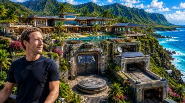 Zuckerberg se armó un búnker de 270 palos verdes en Hawái: ¿se prepara para el fin del mundo?