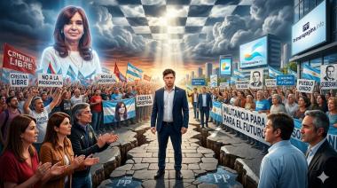 ¿Va o se borra? Kicillof evalúa ir al banderazo por Cristina mientras La Cámpora le marca la cancha