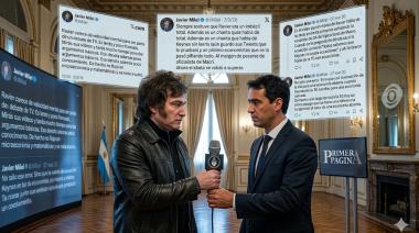Javier Milei nombró como vocero presidencial a Adrián Ravier, el economista al que escrachó en 2020 llamándolo "imbécil total"
