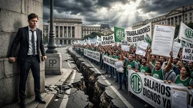 ATE rompe el romance con Kicillof y exige paritarias urgentes ante una caída del 27% en el salario real