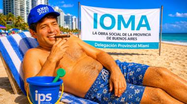 Kicillof destina dólares a una oficina en Miami mientras los hospitales de PBA colapsan