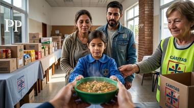 La crisis empuja a familias de colegios parroquiales a pedir comida en Cáritas del Conurbano