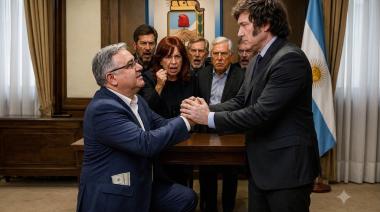 Jalil se entrega a Milei: el gobernador peronista busca el paraguas libertario para salvar su pellejo