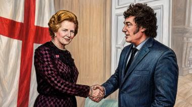 Milei mantiene el souvenir de Margaret Thatcher a horas del cruce ante Inglaterra por el Mundial