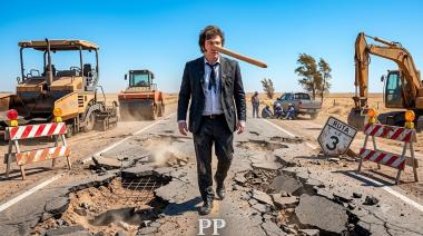 Milei mintió descaradamente en Perú sobre la infraestructura vial mientras deja las rutas nacionales hechas pelota