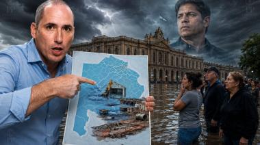 El senador Leguizamón durísimo con Kicillof por frenar las obras hidráulicas en La Plata