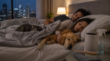 El dilema de la frazada: el negocio de dormir con mascotas agita la interna del descanso urbano