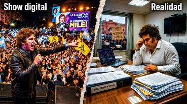 Milei ya no farmea aura: la realidad se comió al personaje