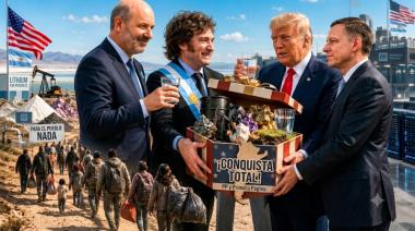 Javier Milei y sus tres leyes que logra rematar los recursos estratégicos de la Argentina para entegarlos a Trump