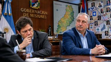 Kicillof se mete en la grieta politica de Misiones para impulsar su candidatura presidencial