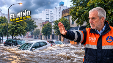 Alak ideó un plan de vanguardia para proteger a La Plata de El Niño: 24 amenazas posibles y monitoreo de temporales